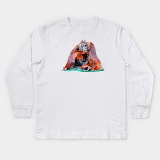 Orangutan Kids Long Sleeve T-Shirt